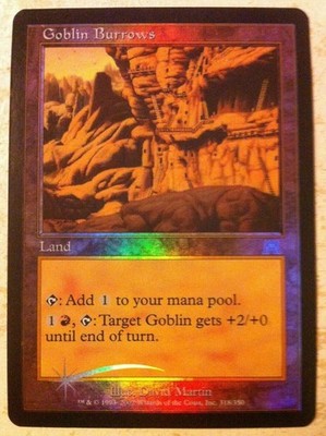 Foil Goblin Burrows - Onslaught - Magic: The Gathering - MTG