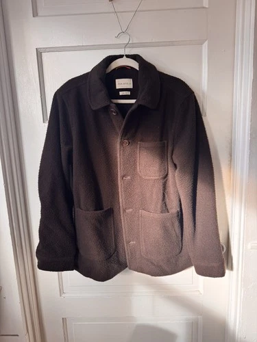 Far Afield Station Jacket - Slate Brown Tuscan Pile Men's Medium - product listing photo