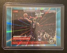 2021-22 Panini Donruss - Franchise Features Paul George #10 Holo Teal Laser