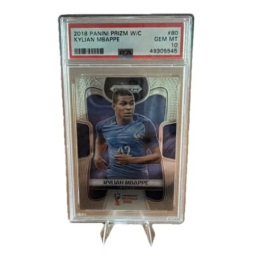 Kylian Mbappe World Cup Panini Prizm Kylian Mbappe World Cup #80 Rookie