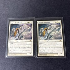 MTG 2x Angel of Jubilation LP Avacyn Restored Magic the Gathering Light Play
