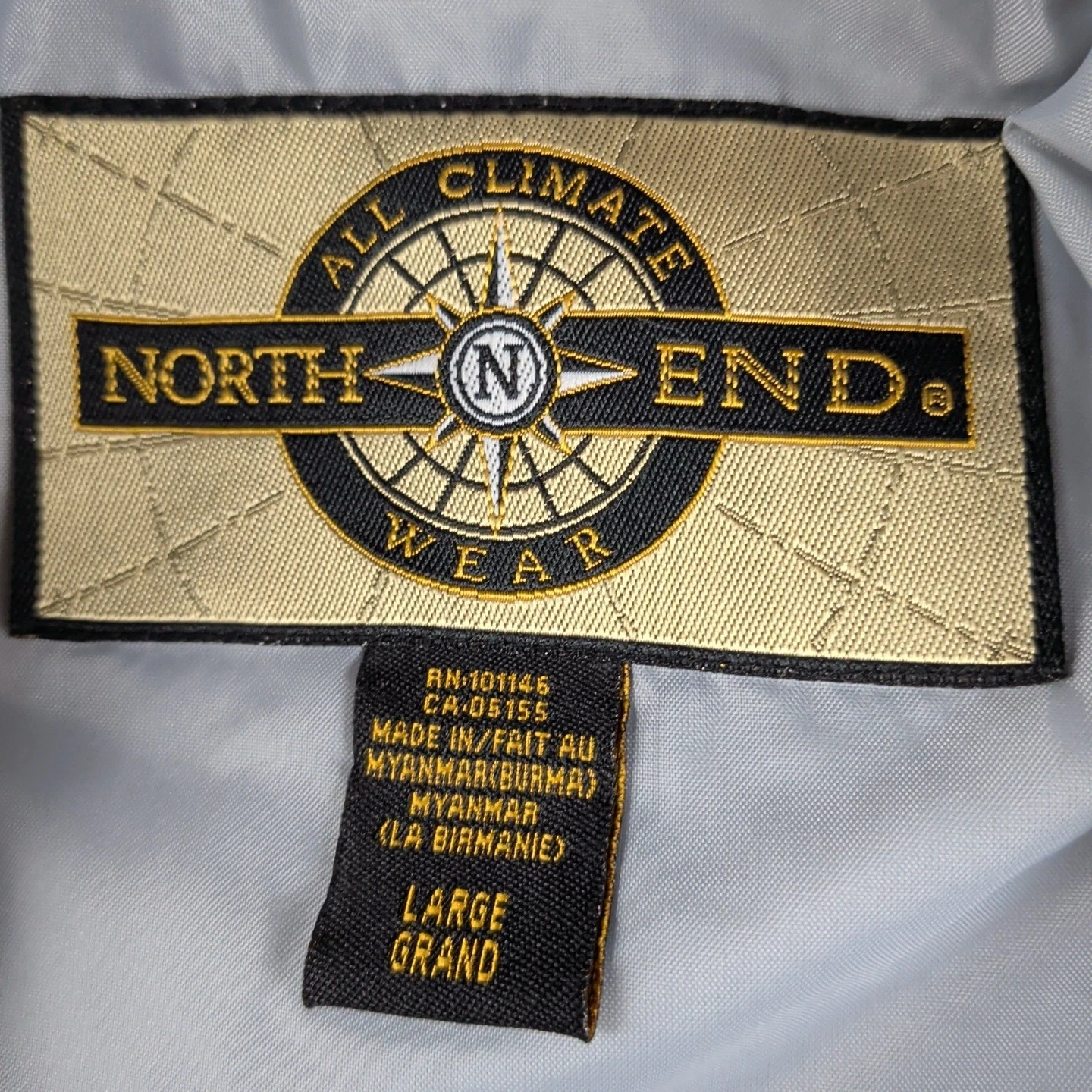 VTG Financial Windbreaker Pullover Mens L Gray Freddie Mac North End Micro Plus - product detail image 12