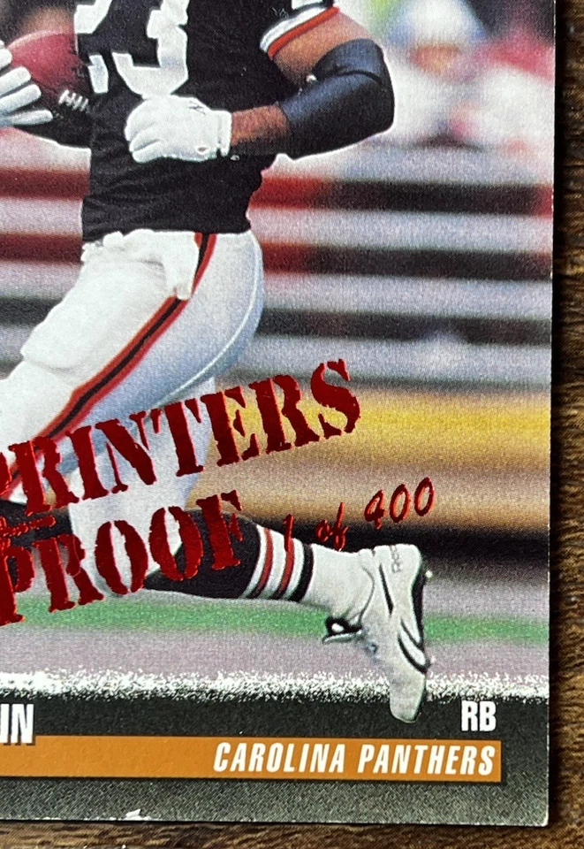 1995 Classic Pro Line Artists Proof #86 - Randy Baldwin - #d /400 Panthers - Image 4 of 4