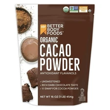 Organic Cacao Powder, 16 oz (454 g)....