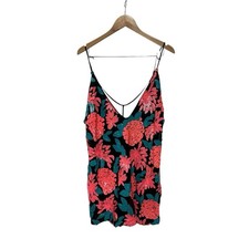 NWT Nasty Gal Pink Black Green Sequin Sleeveless Strappy Dress 3X