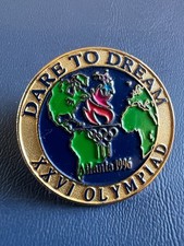 Atlanta Olympics Licensed "Dare to Dream" XXV1 Olympiad Collectible Pin 1996