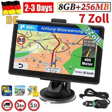 7 Zoll GPS Navi Navigation für Auto LKW PKW Navigationsgerät 8G EU Karten 2026