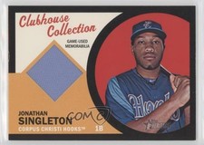 2012 Topps Heritage Minor League Edition Black Border 27/50 Jon Singleton 0ei4