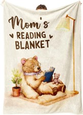 SteadStyle Mom Gifts for Mother's Day, Mom's Reading Blanket for Birthday Valent