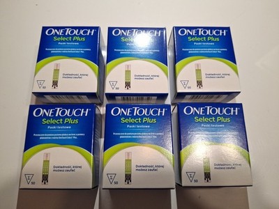  300Stk*OneTouch Select Plus Blutzuckerteststreifen NEU/OVP 04/2027 (6x50 Stk) 