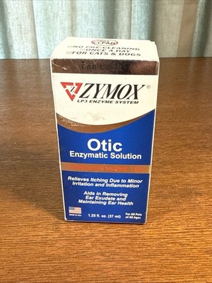 Otic Enzymatic Solution Dog Cat Soothes Ear Infections Exp 6/27 