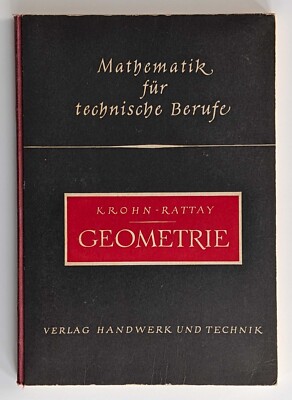 Geometrie - Arbeitsbuch - Mathematik für technische Berufe Krohn - Rattay HT1321
