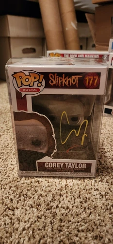 Funko Pop! Rocks: Slipknot Corey Taylor 177 Signed COA JSA