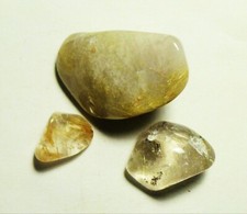 100 cts POLISHED RUTILATED QUARTZ BRAZIL B - C GRADE  20