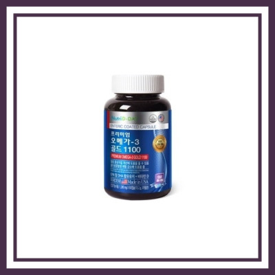 Nutri D-Day Premium Omega3 Gold 1100, 90 Tablets, 1ea