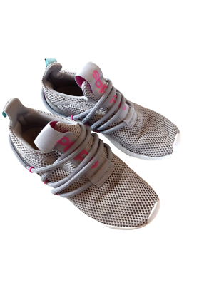 Adidas Lite Racer Adapt 3.0 Pink Gray Slip On Light Weight Child's Size 3 |  eBay
