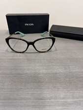 PRADA VPR 28S Womens Eyeglasses 2AU-1O1 Tortoise  Gold Cat Eye Frames 54/19