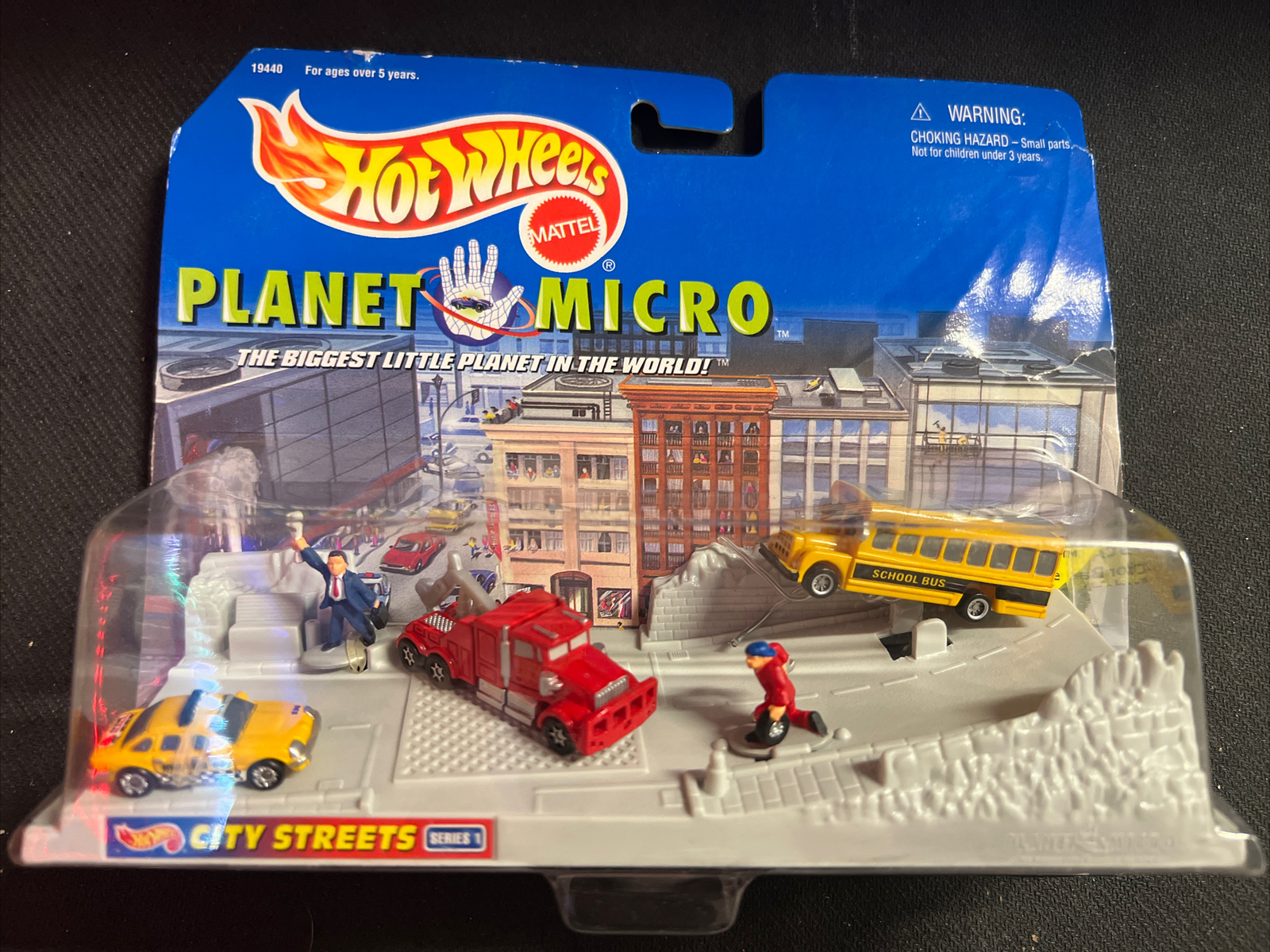 Hot Wheels Planet Micro City Streets Series 1 Set-Mattel 1997 *Sealed*