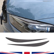 Carbon Fiber Car Headlight eyebrow Scuff Cover Sticker For BMW 8 series 2019-22