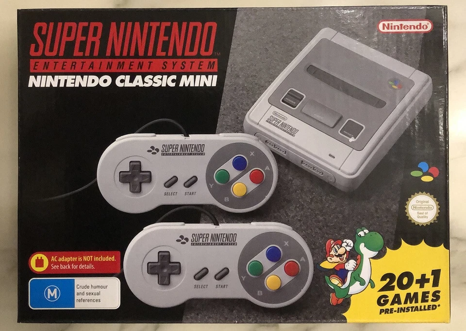 Genuine Super Nintendo System SNES Classic Mini Console Bundle - BRAND NEW - Image 2 of 4