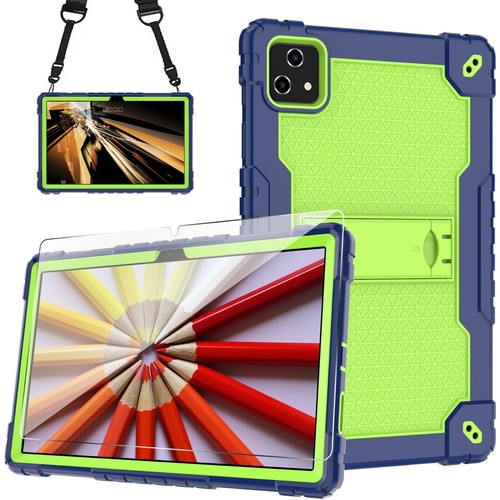 For T-Mobile Revvl Tab 5G Heavy Duty Case Built Strap Kickstand,Screen Protector - Picture 22 of 45