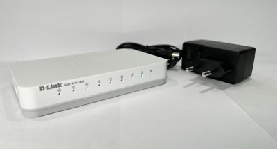 D-Link GO-SW-8G 8-Port 10/100/1000 Mbit/s Gigabit Easy Desktop Switch