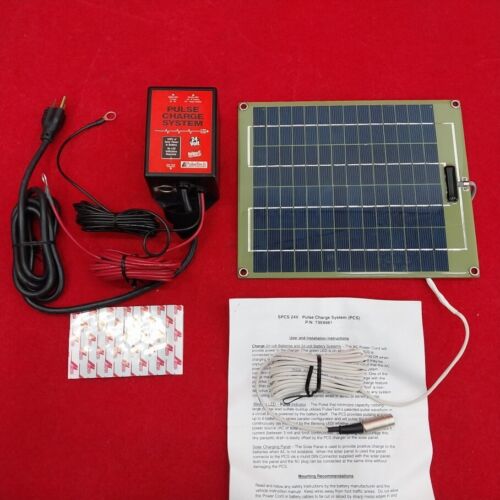 PulseTech24V Battery Charger System withSolar Panel 6W(SPCS 24V)