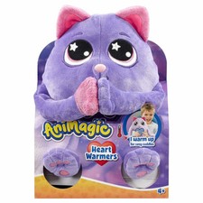Animagic | Heart Warmers Large Cat | Warm-Up Soft Cuddly Toy For Kids