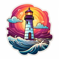 Huge XXXL Car Decal Sticker Lighthouse Decal