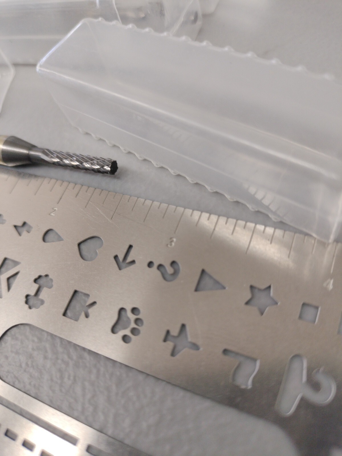 Carbide Burr SA-12 DC Flat End Double Cut 1/4x1/8x2.5 USA 5 PACK!