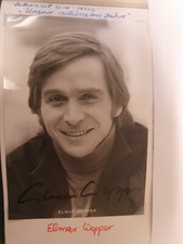 Elmar Wepper Karta z autografem Oryginalna niezweryfikowana