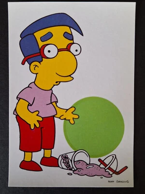 Milhouse Van Houten #2 Sticker Panini The Simpsons Springfield collection II - Photo 1/3