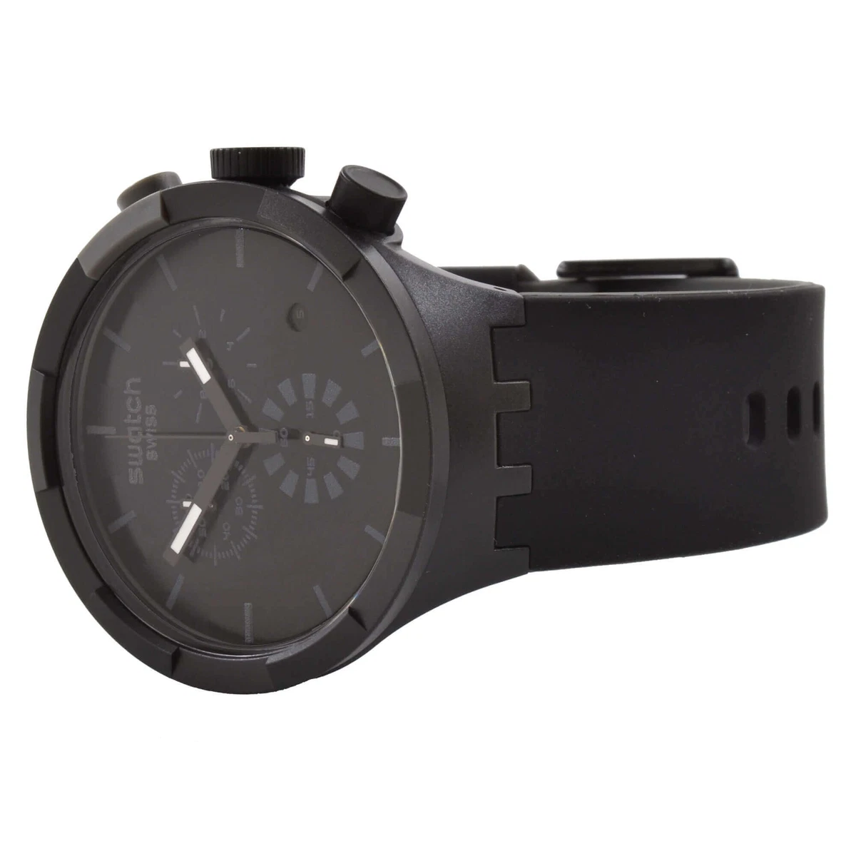 Swatch checkpoint black sale