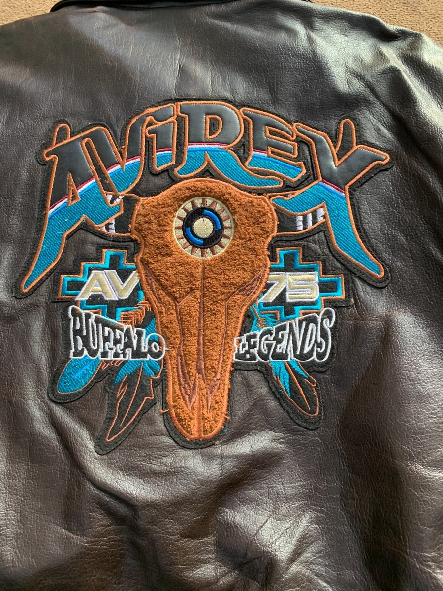 Avx leather jacket brown A2 buffalo legends jacket in Real Cowhide