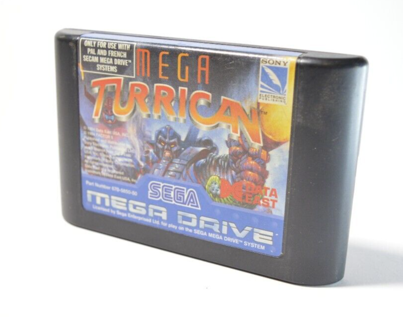 Mega Turrican Megadrive MD PAL SEGA original rétro (europe vidéo game) Rare