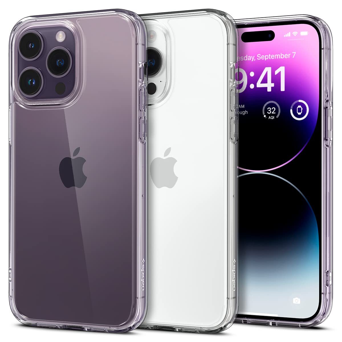 Spigen Cover Ultra Hybrid Compatibile con iPhone 14 Pro Max - Trasparente