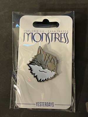 SKYBOUND MONSTRESS Yesterdays Enamel PIN Eyepatch New Sealed