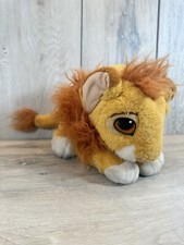 Vintage Authentic Disney Plush Lion King Simba Cub Floppy Mufasa Mane 1993 1994