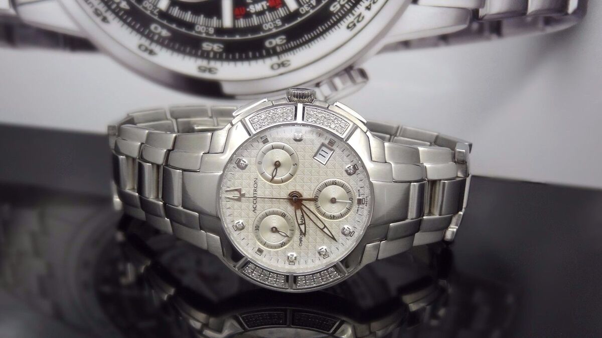 Accutron by Bulova 26E05 York Collection Chronograph Diamond Accutron by Bulova 26E05 York Collection Chronograph Diamond