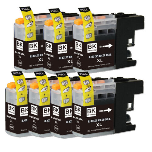 Tintenpatrone SCHWARZ passend für Brother LC203 XL LC201 MFC-J460DW MFC-J480DW MFC-J485DW - Bild 14 von 14