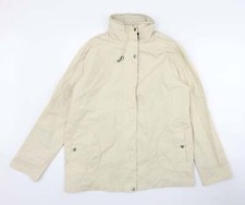 Blair Womens Beige Jacket Size M Zip