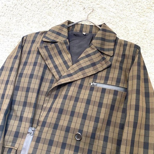 Yoko Sakamoto Checkered Nylon Jacket Made in Japan - Picture 9 of 10