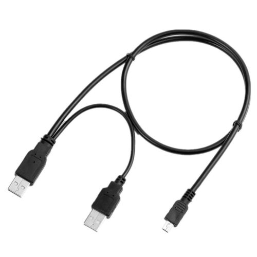 USB Y Charger+Data SYNC Cable Cord For Garmin GPS Nuvi 2495/LM 2555/LM/T 2595/LM - Picture 2 of 5