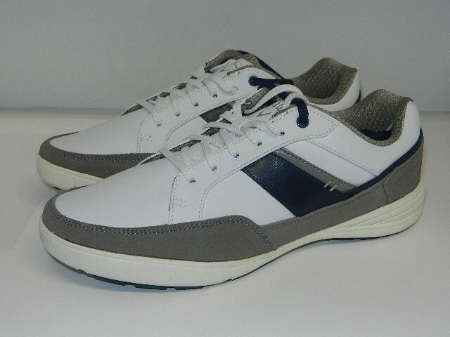 Callaway Footwear Men's DEL MAR Zephyr-M, White/Grey/Navy, 8 M US