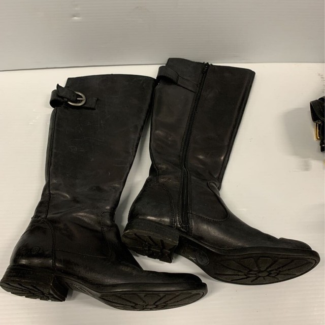 born black riding boots