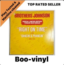 The Brothers Johnson* - Right On Time Ltd Edition 12” Single EX / EX Condition