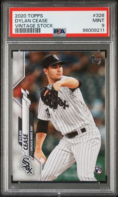 2020 Topps Dylan Cease Vintage Stock #326 #’d 41/99 - PSA 9