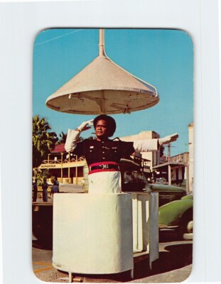 Postcard Traffic Policeman, Suva, Fiji