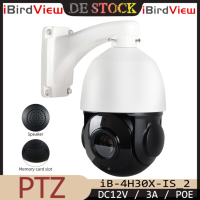 iBirdView 8MP 4K 30XZoom POE PTZ Speed Dome Auto Tracking 2 Wege Audio Kamera EU