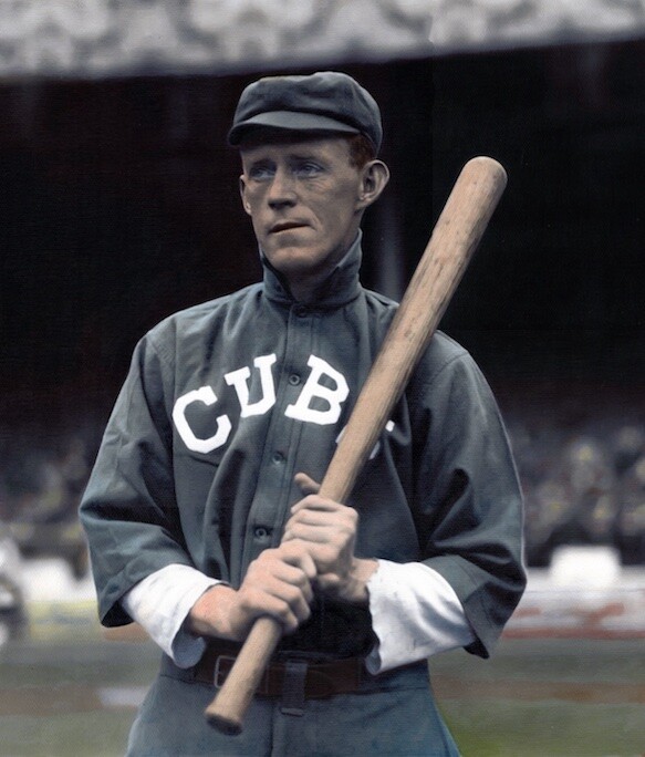 Johnny Evers, Chicago Cubs, 1913